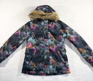 Roxy Jet Ski Insulated Snowboard Ski Jacket True Black Pensine